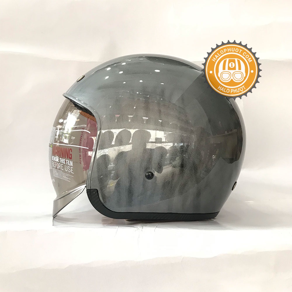 Nón bảo hiểm kính âm Royal M139 Xước bóng