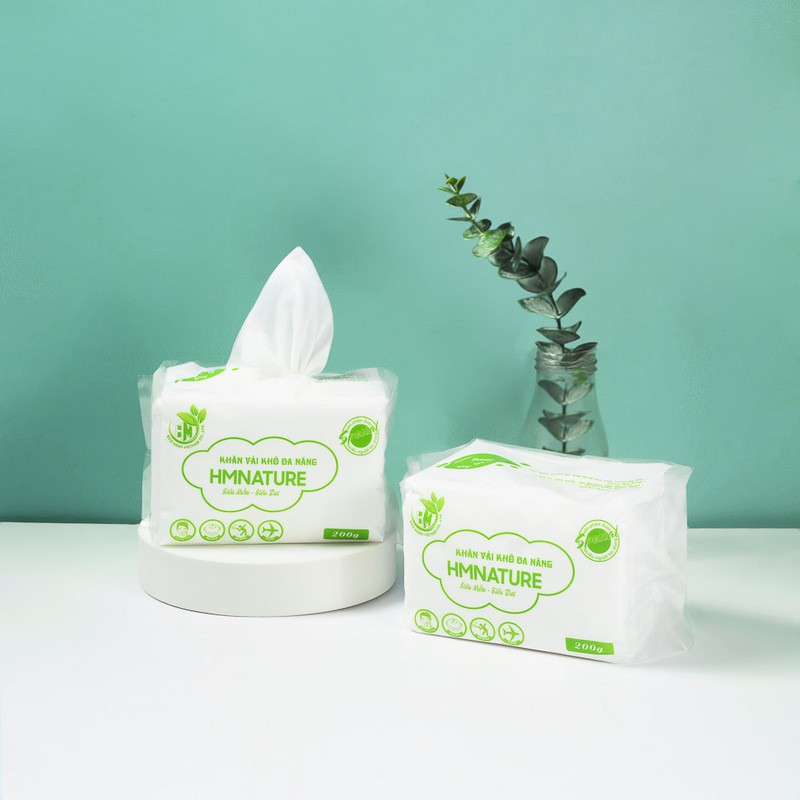 Khăn vải khô đa năng Hmnature – Gói rút – 200g