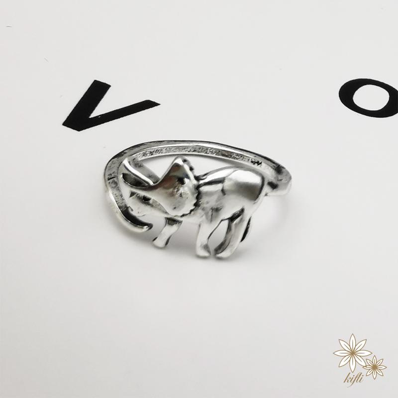 【kifli】Nhẫn Đeo Tay Hình Khủng Long Thời Trang Cho Nam Nữ（quà tặng ngày thiếu nhi）