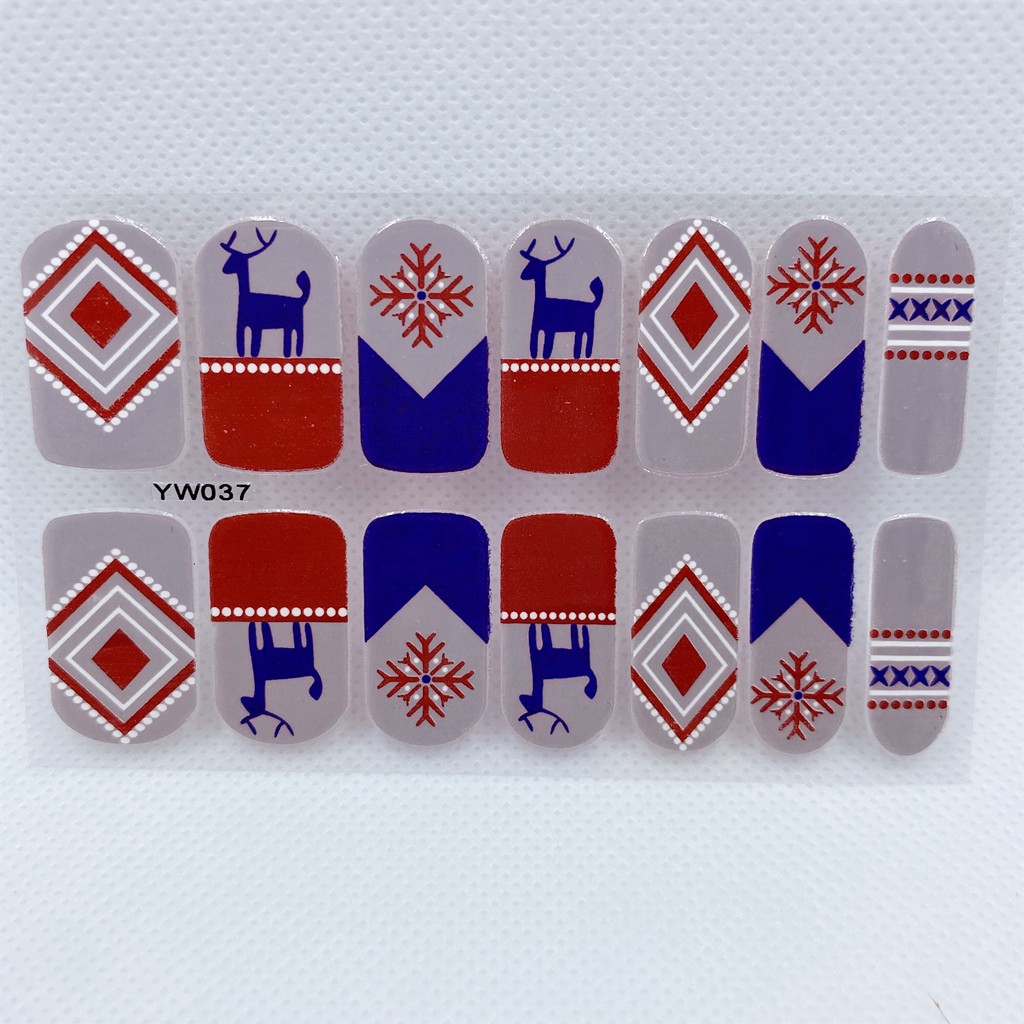 Miếng Dán Móng Tay DIY Chống Nước Lâu Trôi
