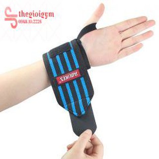 Đôi Quấn Bảo Vệ Cổ Tay GYM Aolikes Cao Cấp - tặng kèm vòng tay gymer