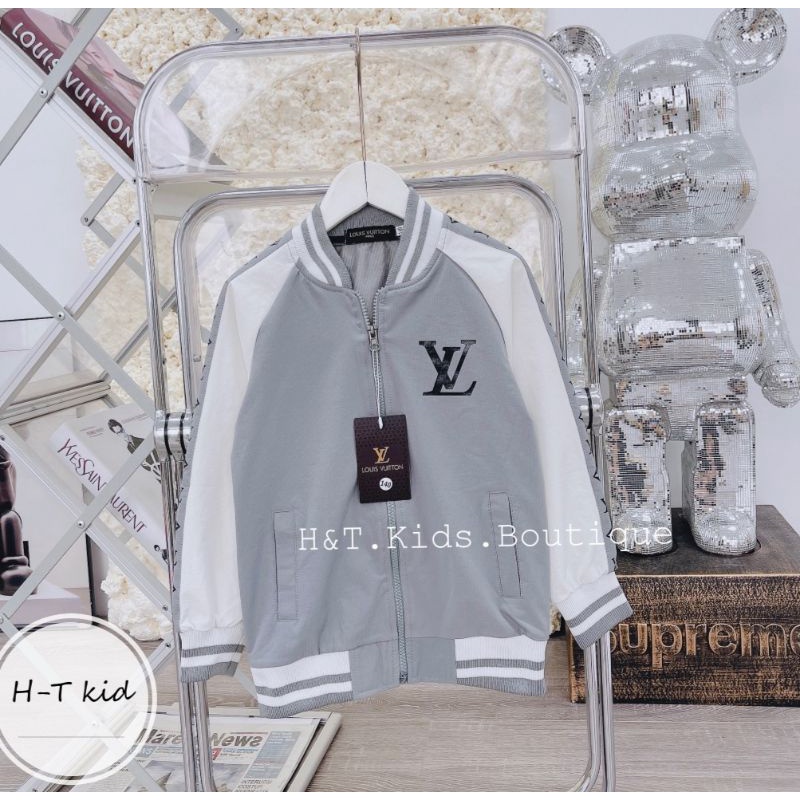 Áo Khoác Gió Bomber Bé Trai Size 15-25kg Hàng Quảng Châu 2 lớp