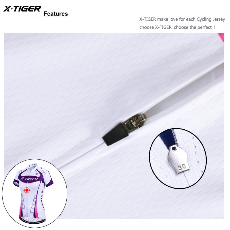 Áo thun X-tiger phong cách thể thao dành cho nữ đạp xe MTB