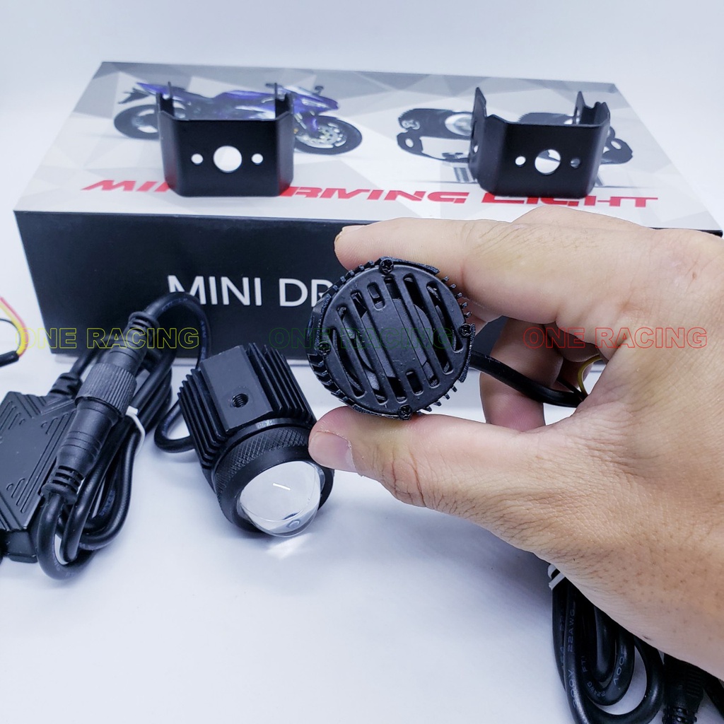 2 Đèn trợ sáng xe máy mini bi cầu led 20w siêu sáng loại 1 bảo hành 6 tháng Kèm pát gắn winner x vario sirius...