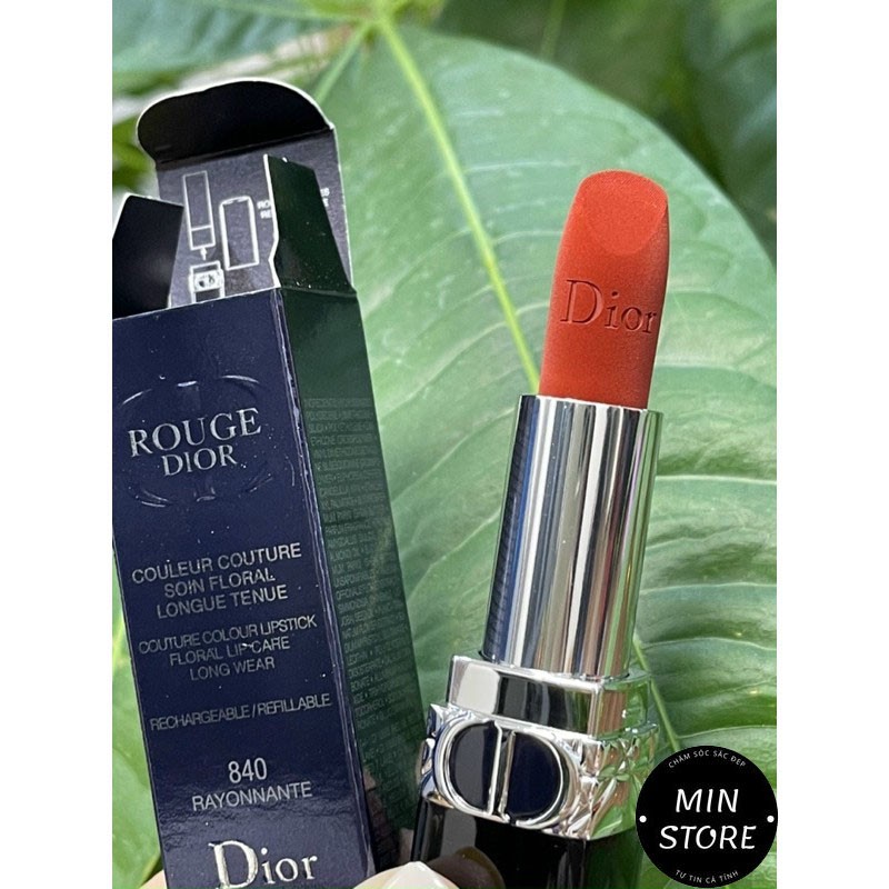 Son Dior Rouge Velvet Màu 720 760 840 999, Full Size Hàng Chính Hãng Đủ Bill Bao Check