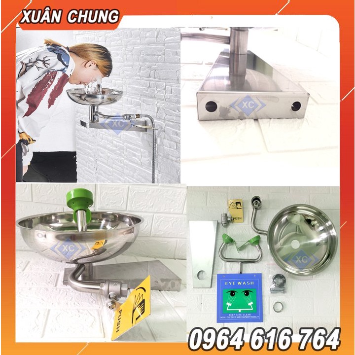 Bồn rửa mắt khẩn cấp gắn tường