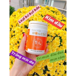 Bột rửa mặt thảo dược_ hoa cúc_150g_kiềm dầu số 1