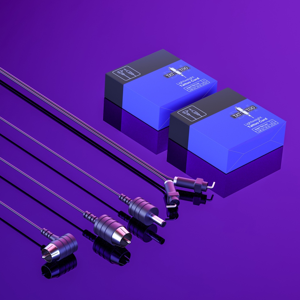 Dây Cáp Nguồn DC Kết Nối RCA Cho Máy Xăm