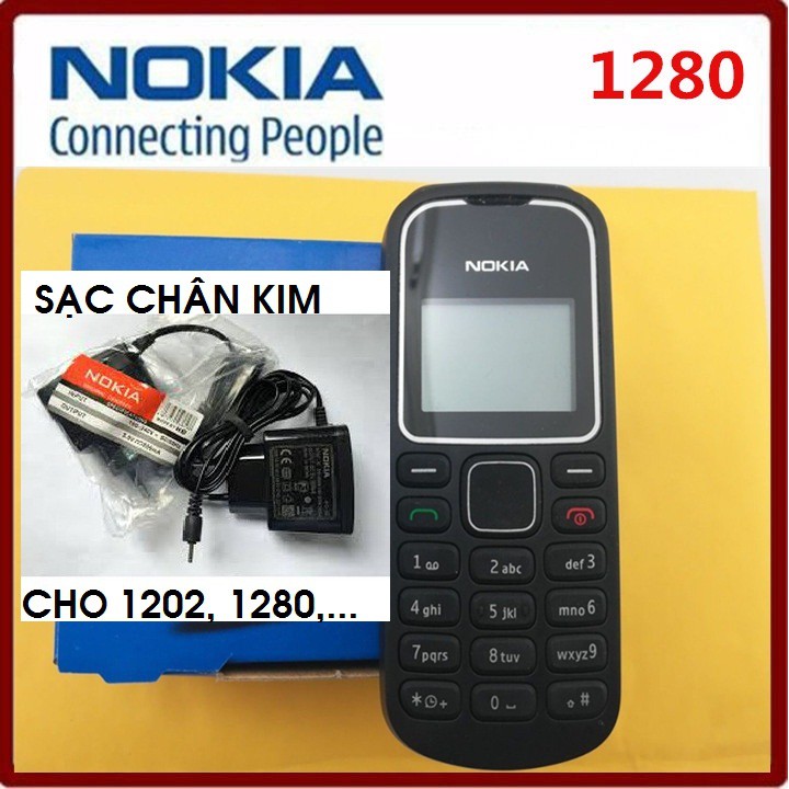 Sạc nokia chân kim ,xịn có dòng chữ NOKIA trên cục sạc ( lưu ý loại 2 chỉ có NOK )