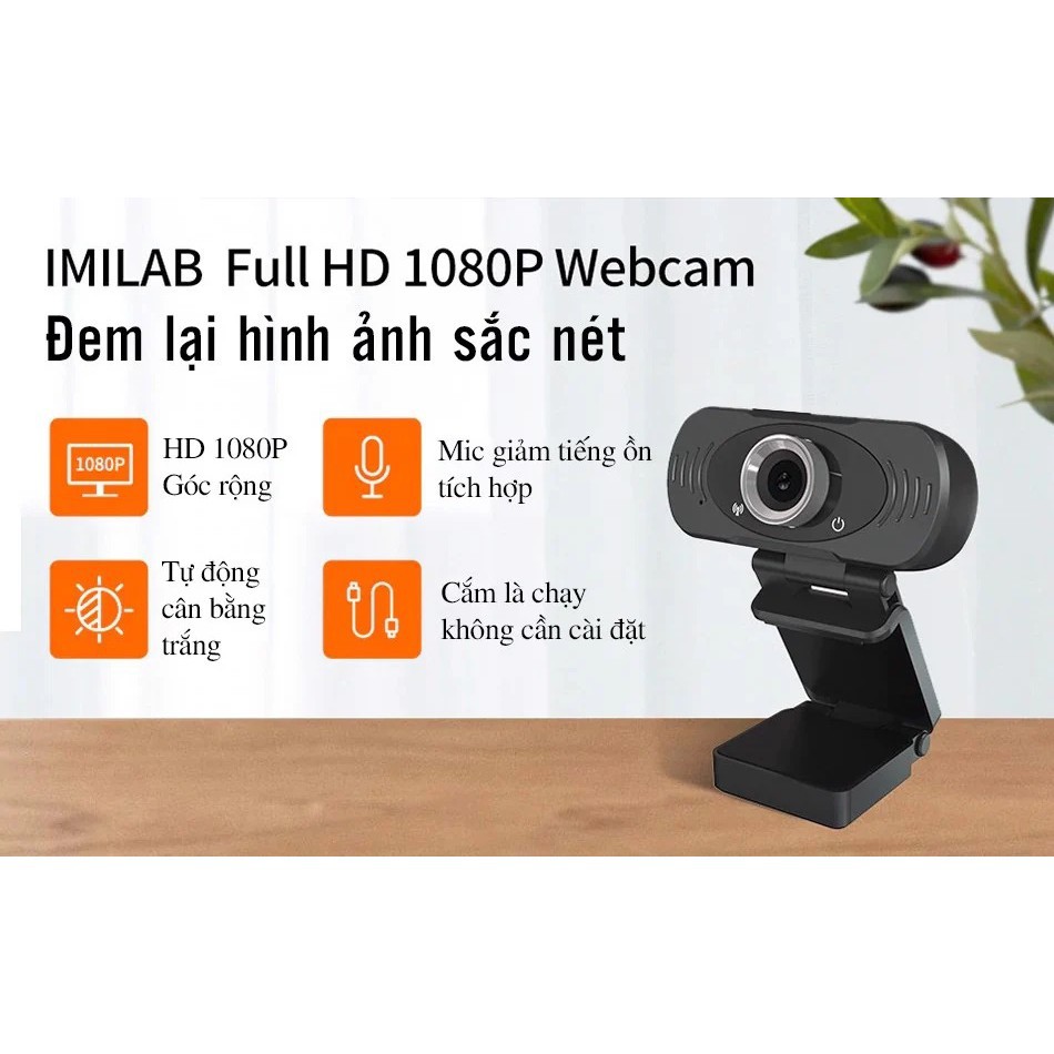 Webcam máy tính PC livestream Full HD 1080P Hikvision DS-U02