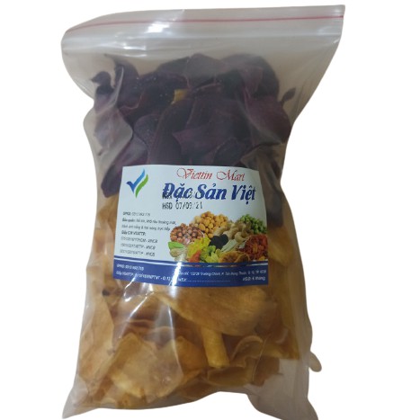 500G KHOAI LANG VÀNG + Tím SẤY MẬT ONG VIETTIN MART