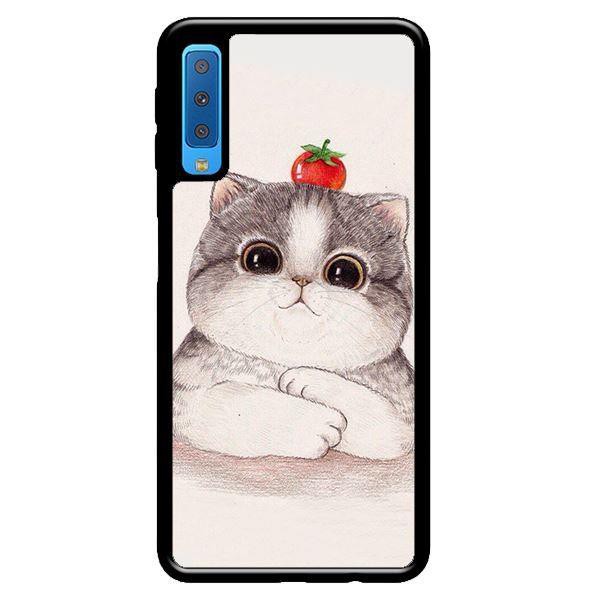 Ốp Lưng Samsung A7 2018 - Mèo Và Cà