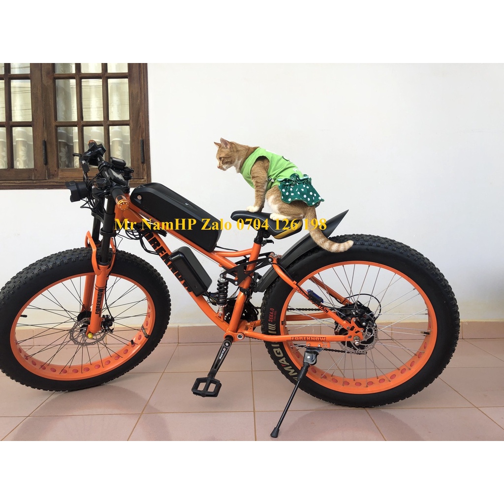 Động cơ xe điện BAFANG 5 triệu nay bán 2,5 tr . Chế xe đạp bánh béo thành xe điện, 36v350w, 48v500w NAMHP