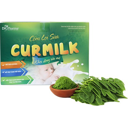Cốm lợi sữa Curmilk – Hỗ trợ tăng tiết sữa tự nhiên, ngăn ngừa tắc tia sữa, áp xe, mẹ nhiều sữa, bé tăng cân (20 gói)