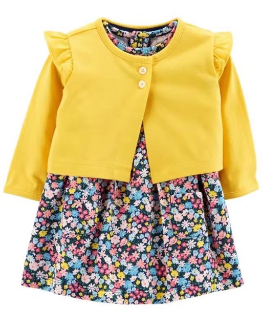 💖💖💖💖Set váy + áo khoác caster dư xịn