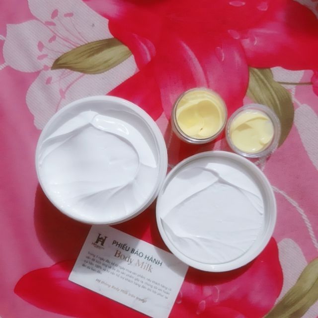 Combo Body MILK kem trắng da toàn thân