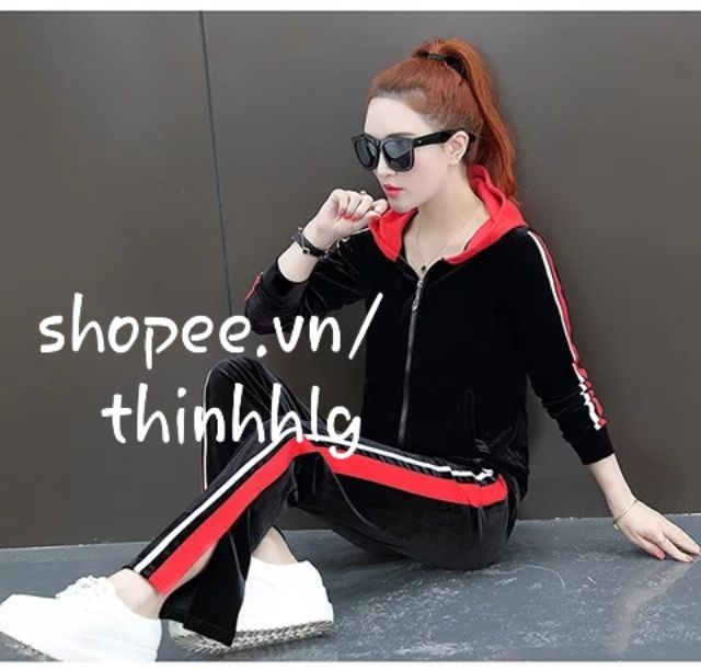 Set bộ nhung quảng châu sang chảnh