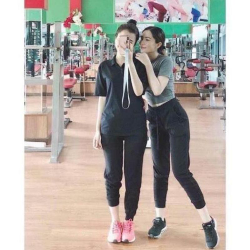 Quần jogger nam nữ thun cotton da cá mềm mịn thời trang ống quần có bo loại 1