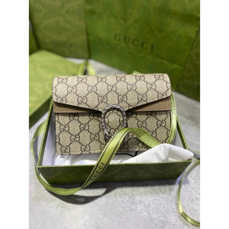 Túi Gucci Dionysus fullbox lót da lộn logo khắc đẹp mê