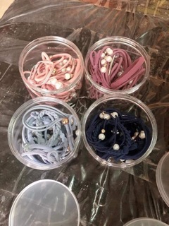 #Hộp chun cột tóc người lớn 12 món ( SHOPTRANGMON)