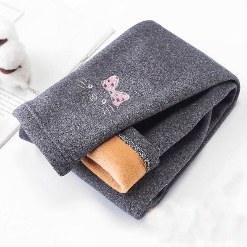 Quần Legging Cotton Lưng Thun Giữ Ấm Bốn Mùa Thời Trang Mới Cho Bé Gái 2-8 Tuổi
