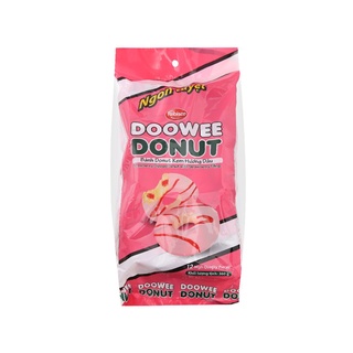 Bánh Doowee Donut Phủ Sôcôla Nhân Kem Hương Dâu