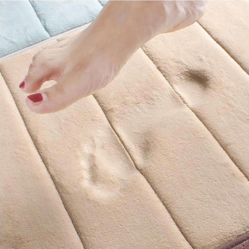 1 thảm chùi chân chống trượt mềm mại dùng cho nhà tắm