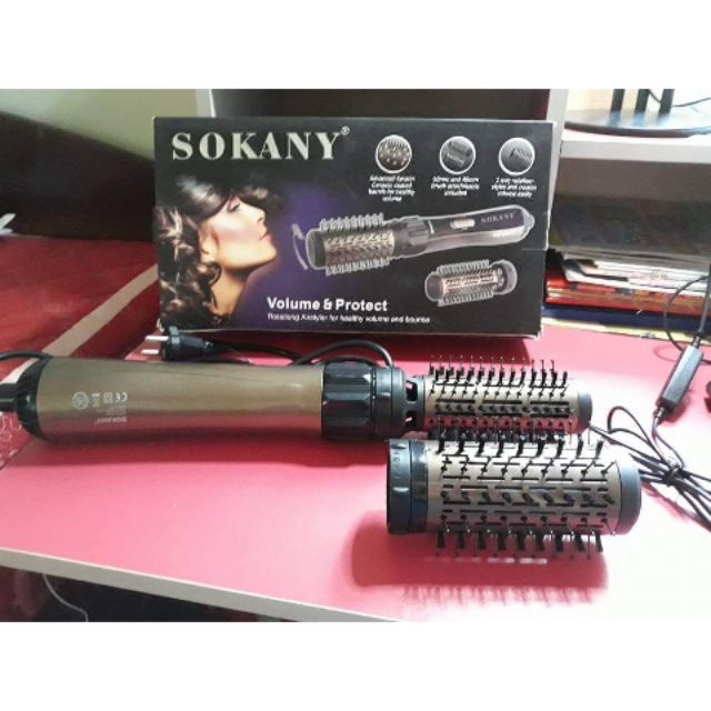 (Giá Hủy Diệt) Lược Điện sấy xoay 360 sokany SD-903