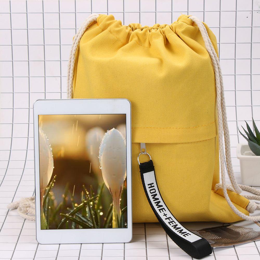 UUMIR Ba Lô Vải Bố Có Dây Rút Thời Trang Dùng Khi Đi Du Lịch