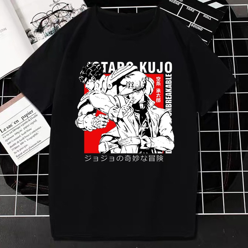 Áo Thun Tay Ngắn In Họa Tiết Hoạt Hình Jojo Bizarre Adventure -  Thời Trang Cho Nam Và Nữ