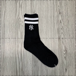 [HÀNG CHÍNH HÃNG] Vớ MLB cổ cao Two Line Small Logo