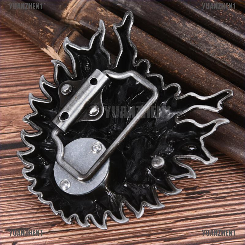 [YUANZHEN1] Khóa Thắt Lưng Bằng Hợp Kim Hình Rồng Phong Cách Cao Bồi Punk Cho Nam