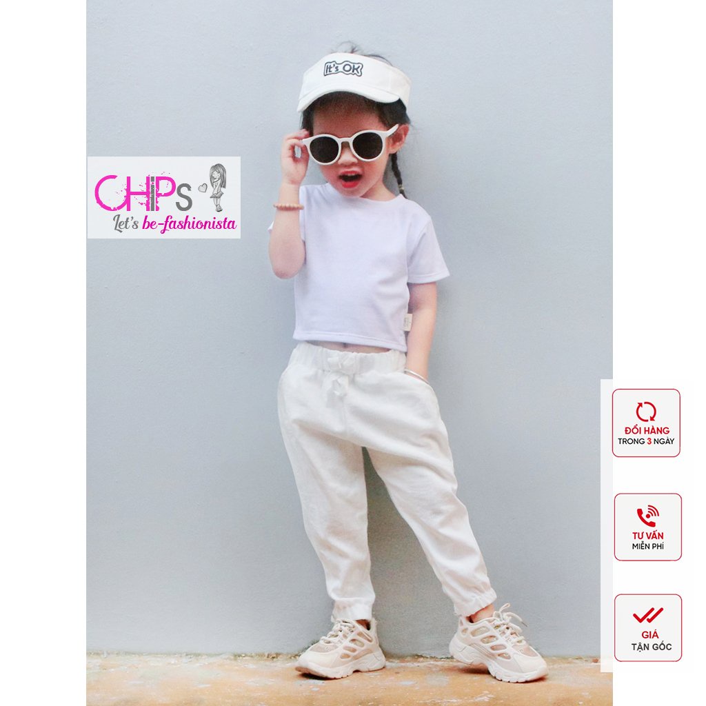 Áo Croptop Cộc Tay Cho Bé Gái Màu Sắc Cực Yêu
