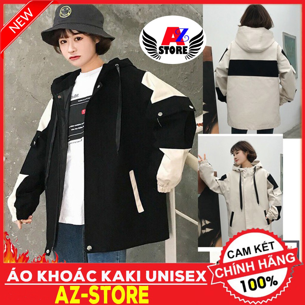 (Đủ Size M,L,XL) Áo khoác kaki Uinsex nam nữ mới | BigBuy360 - bigbuy360.vn