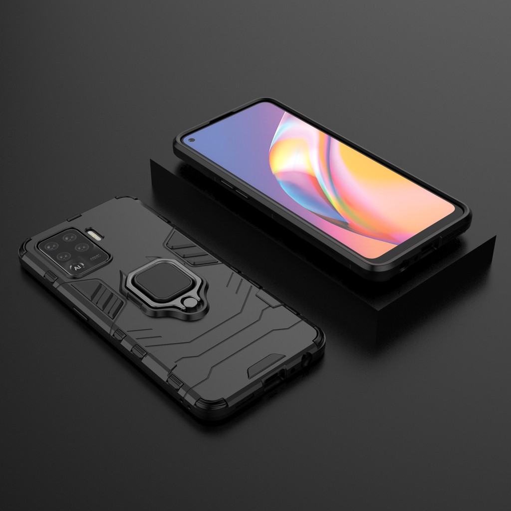 Ốp lưng Oppo A94 Iron Man Iring chống sốc giá đỡ xem phim thời trang cao cấp siêu bền