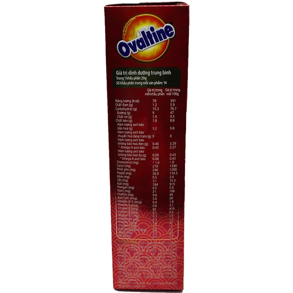 COMBO 2 Hộp Thức uống Ca Cao Lúa Mạch Ovatine Dạng Bột 285 Gram/Hộp