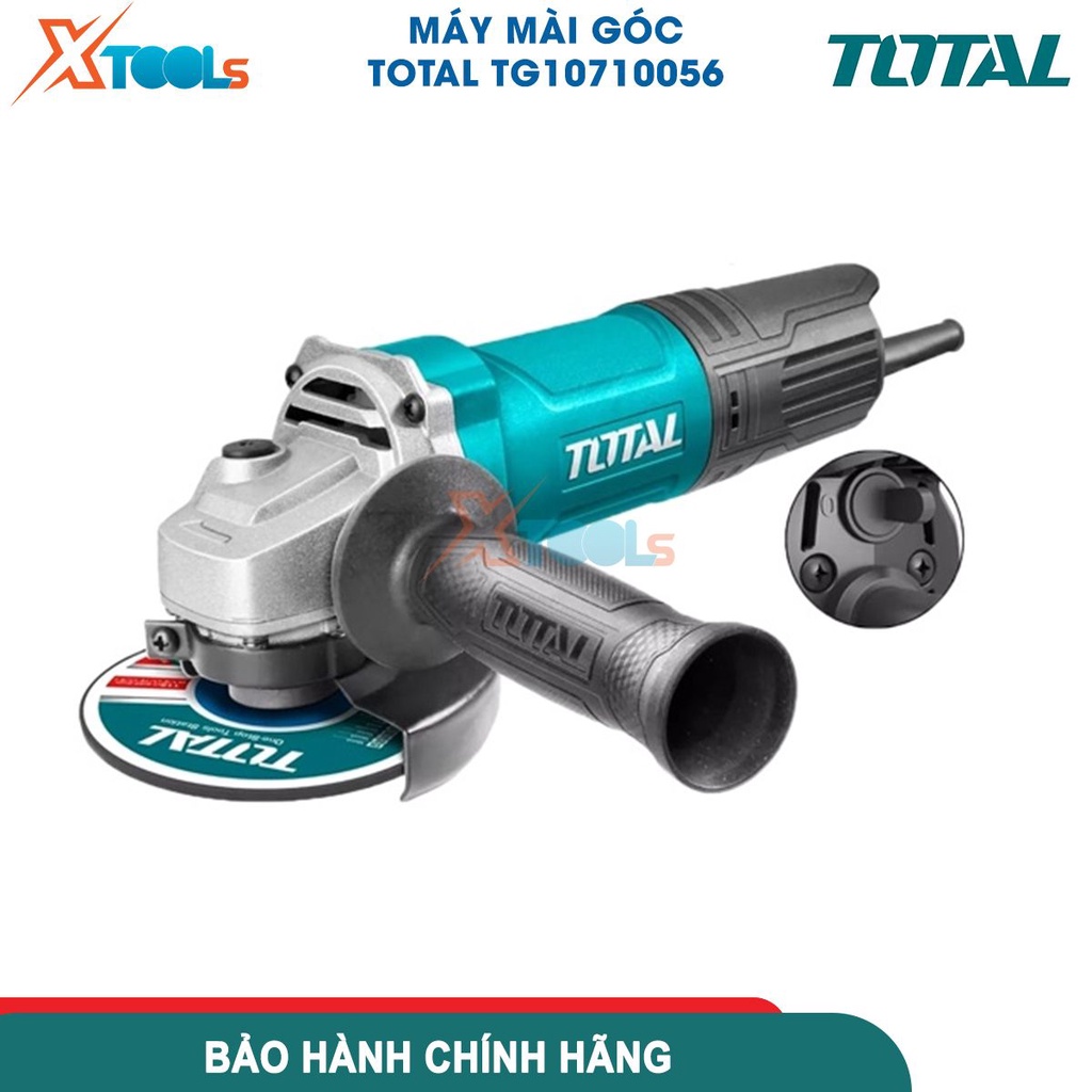 Máy mài cầm tay 750W TOTAL TG10710056 (công tắc đuôi), trục chính M10, đường kính đĩa mài 100mm [CHÍNH HÃNG][XTOOLS]