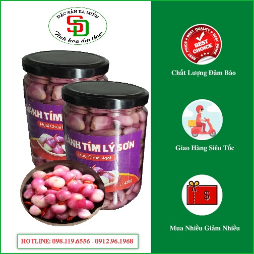 Hành Tím Lý Sơn Muối Chua Ngọt (420G) | BigBuy360 - bigbuy360.vn