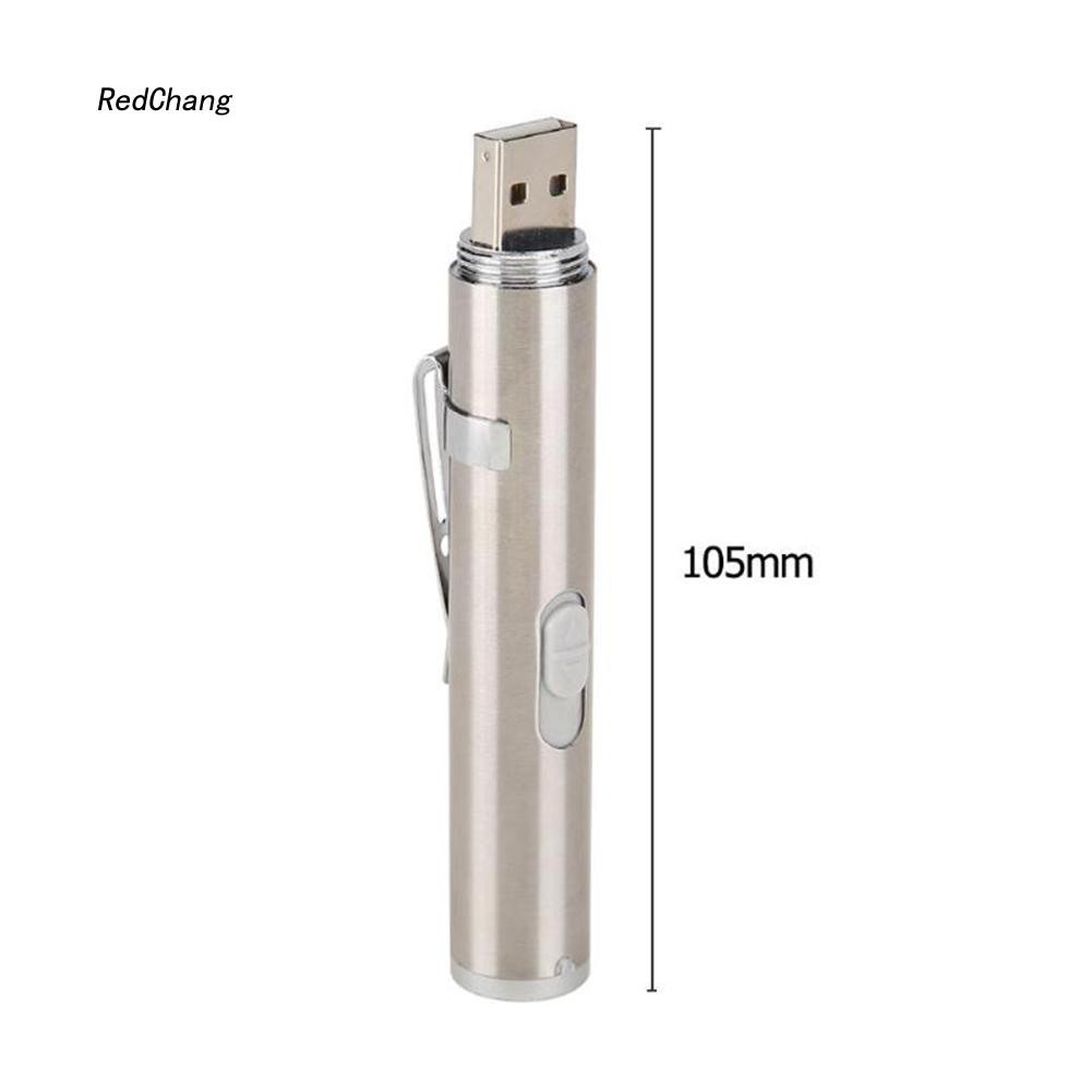 Đèn pin LED mini rdcg _ 3 trong 1 đa năng tiện dụng kèm dây cáp sạc USB