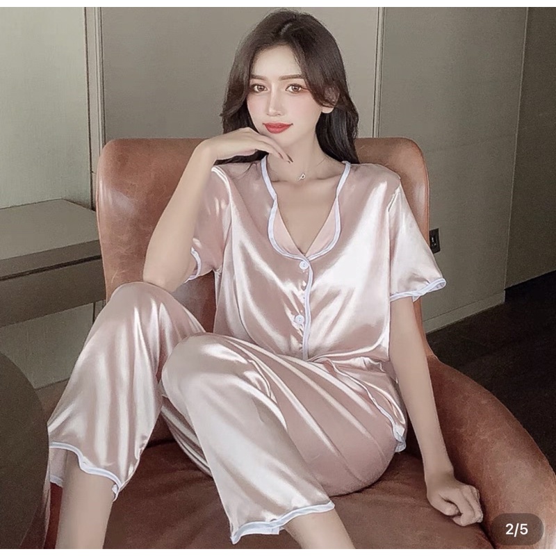 bộ dồ ngủ lụa