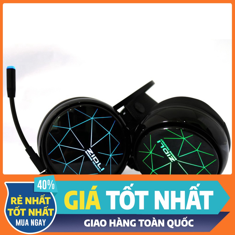 Tai nghe Zidli ZH12S black âm thanh vòm 7.1 kết nối USB