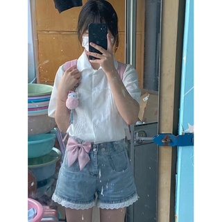 [ ORDER ] Quần short jeans cạp cao cá tính