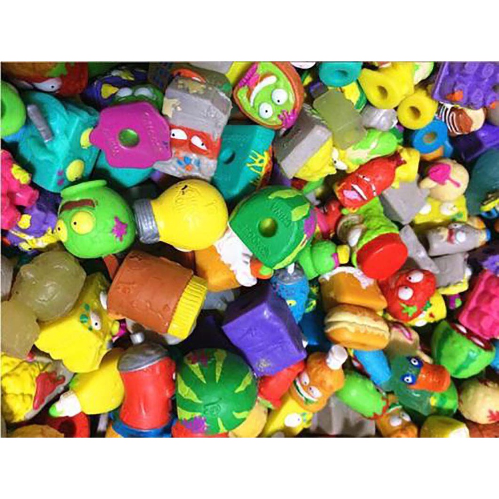 [Hàng Có Sẵn] Set 50 Đồ Chơi Mô Hình Thùng Rác Nhựa Thân Thiện Với Môi Trường 2-3cm Cho Trẻ Em