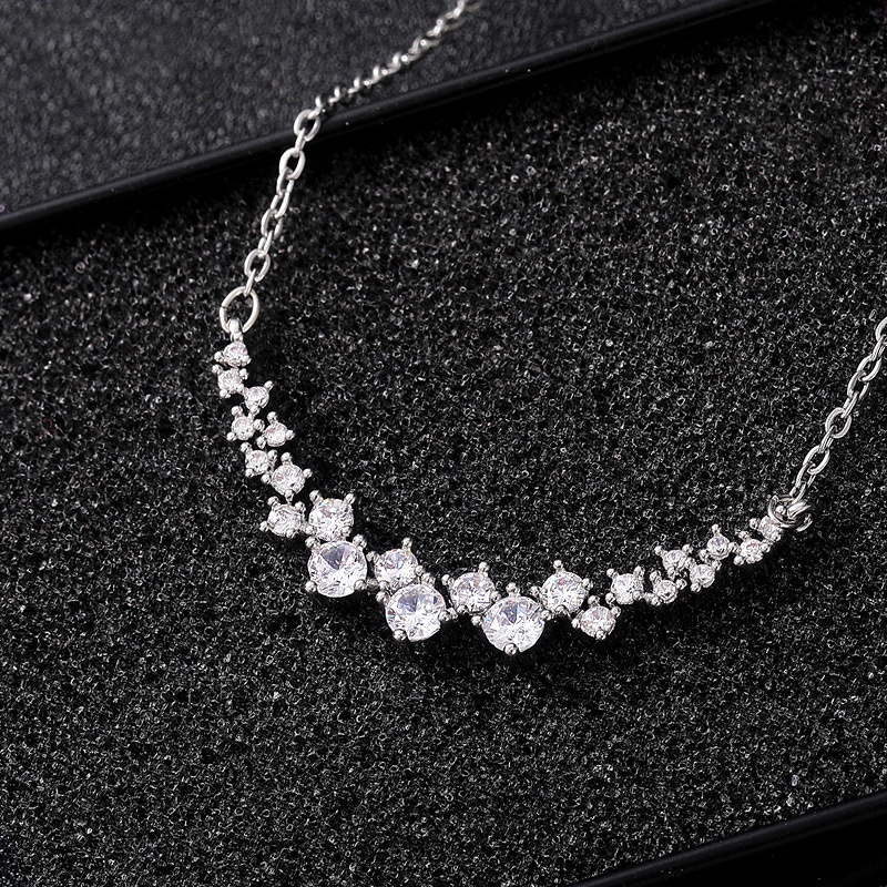 Mới Vòng cổ Nữ Mặt Ngôi Sao Đính Đá Zircon