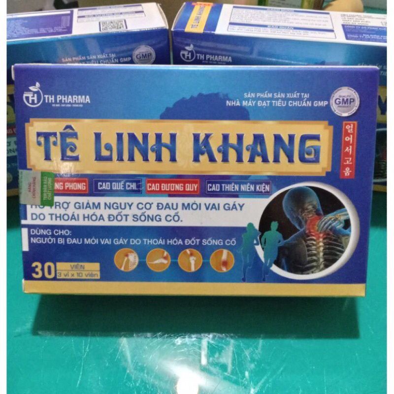 Viên uống TÊ LINH KHANG hỗ trợ giảm đau mỏi vai gáy tê bì chân tay ( hộp 30 viên)