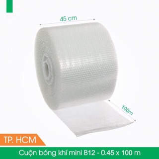 Cuộn Bóng Khí 20cm/28cm/35cm/40cm/45cm/50cm/60cm/70cm/80cm/1m x100m - Xốp Hơi Xốp Nổ Gói Hàng