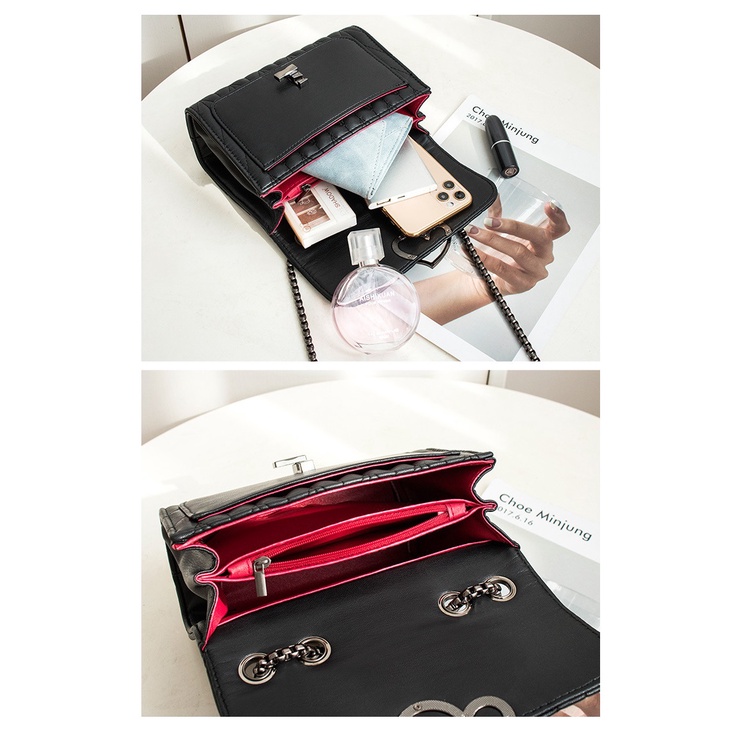 Túi Đeo Chéo Thời Trang Hàn Quốc Khóa Tim SP2441