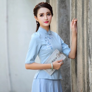 Áo sườn xám mã sản phẩm #PMS65