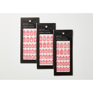 Self Nail Salon Stencil Sticker