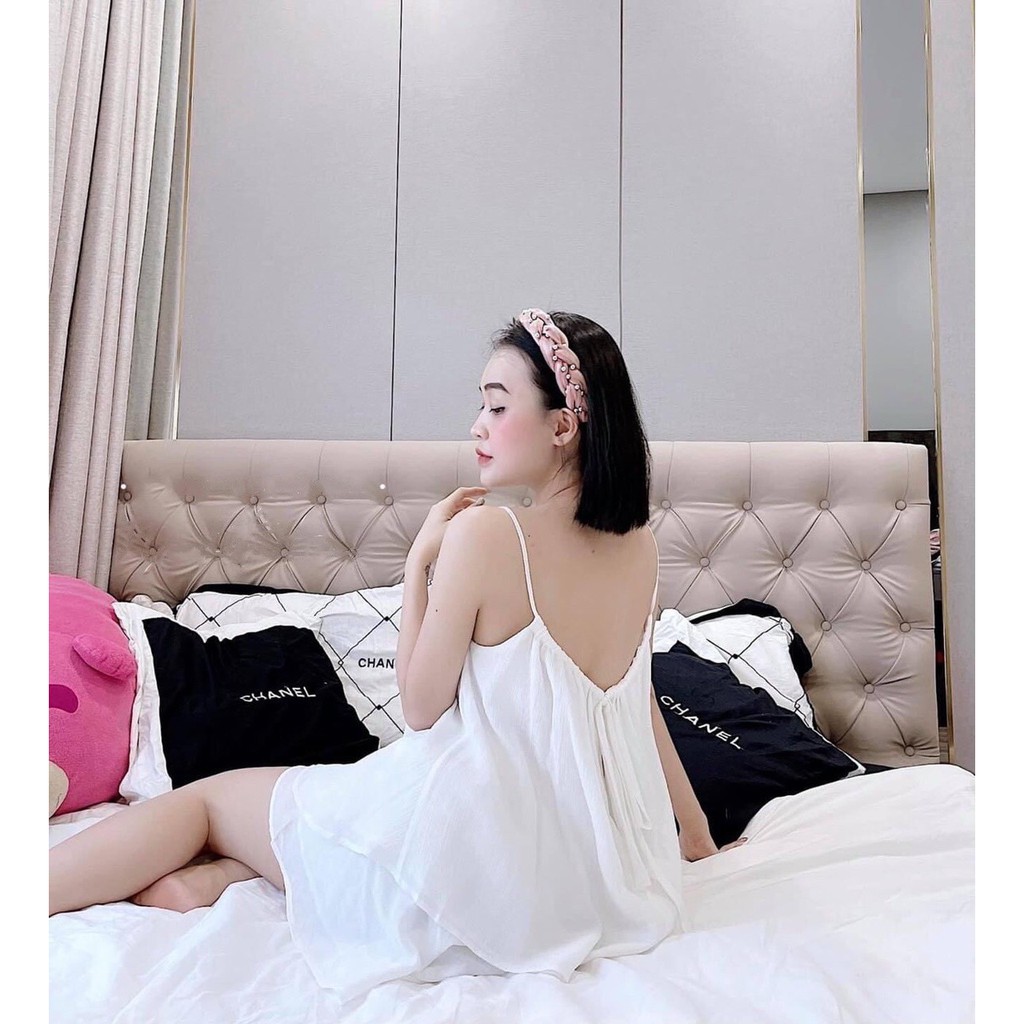 Đồ ngủ sexy 🌺 Freeship 🌺 Đồ ngủ nữ sexy nữ vải satin phối ren quyến rũ Freesize 40-60kg - Linqu Sleepwear | BigBuy360 - bigbuy360.vn